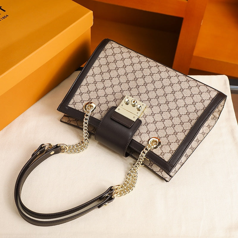 Genuine Leather Women’s Crossbody Bag – Elegant All-Match Shoulder Purse