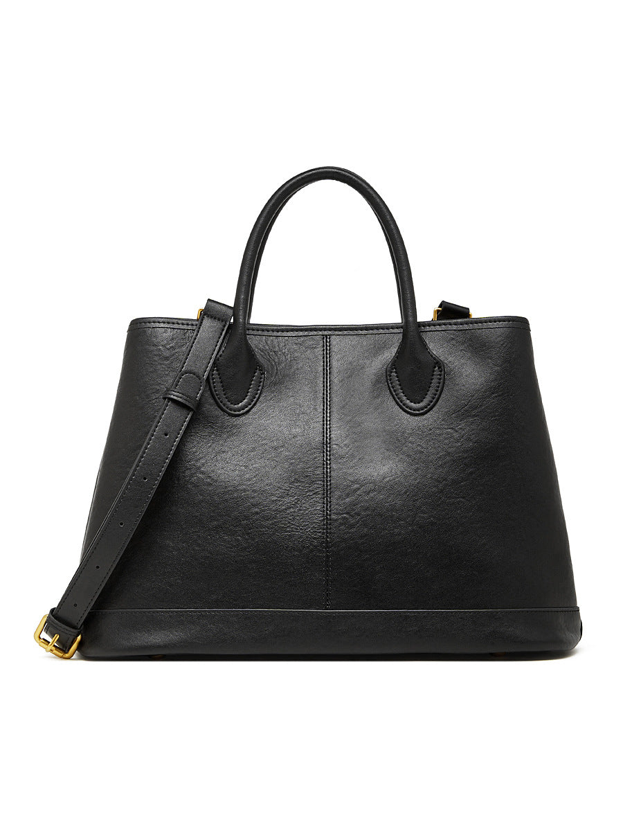 🌸High-Capacity Top-Grain Leather ToteCrossbody Bag For Women