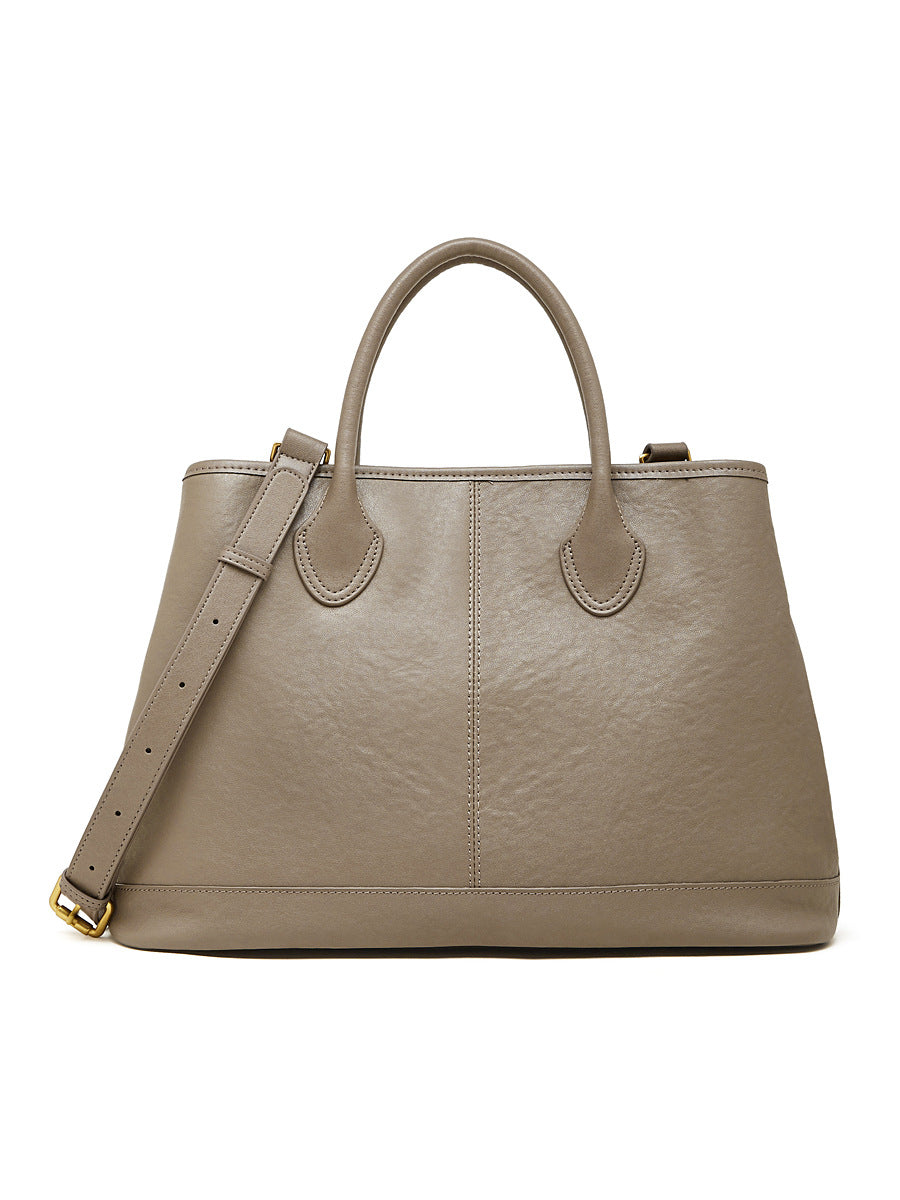 🌸High-Capacity Top-Grain Leather ToteCrossbody Bag For Women