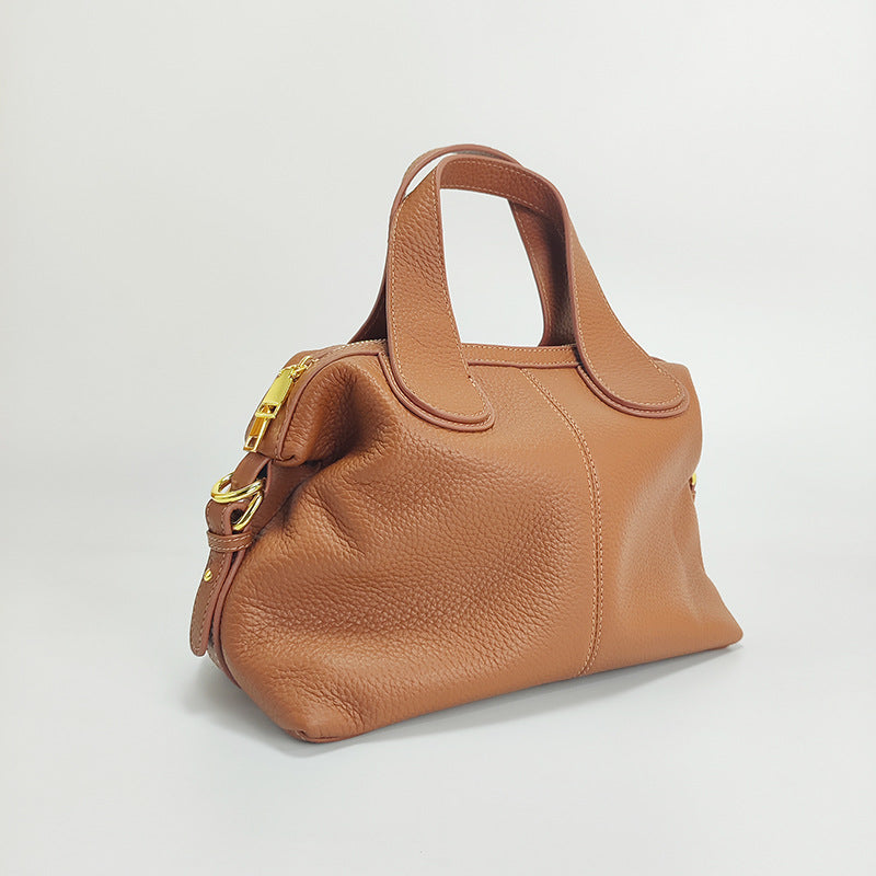 ✨  LuxeCarry™ Genuine Leather Tote – Built for Work, Styled for Life