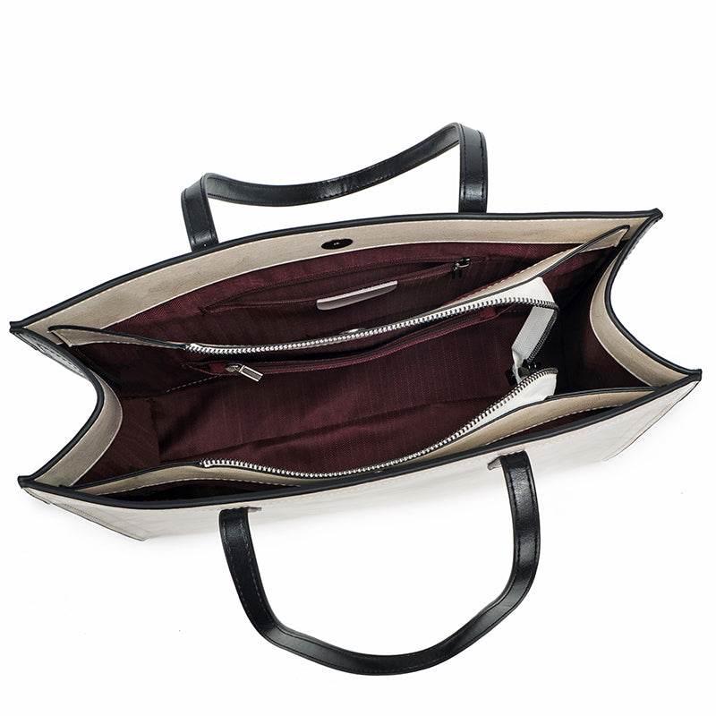 ✨ The Willow Cowhide Tote| Cowhide Leather Commuter Shoulder Bag 🤎