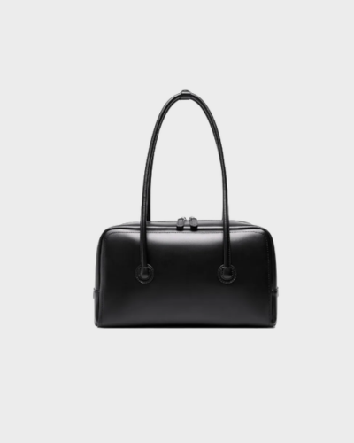 Genuine Leather Boston Bag – Elegant Structured Large Capacity Work & Everyday Bag