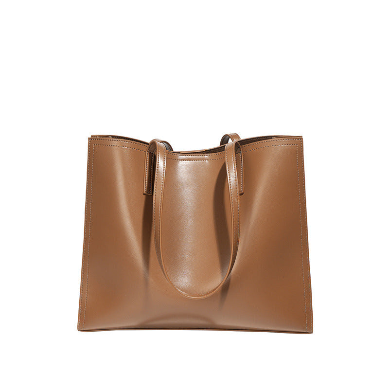 ✨ The Willow Cowhide Tote| Cowhide Leather Commuter Shoulder Bag 🤎