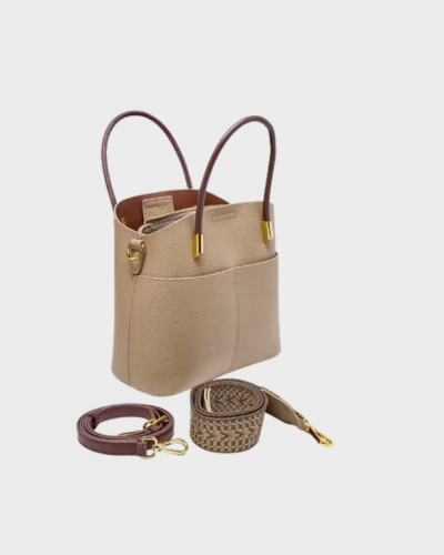 🤎 Desert Bloom Genuine Leather Western Bucket Bag 🌵✨