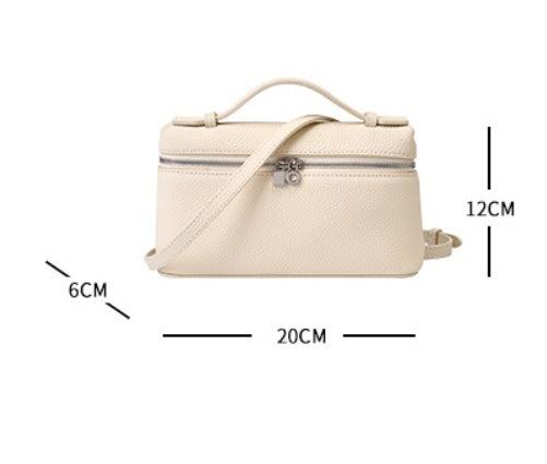 🌸✨  Genuine First-Layer Cowhide leather Box Messenger Bag ✨🌸