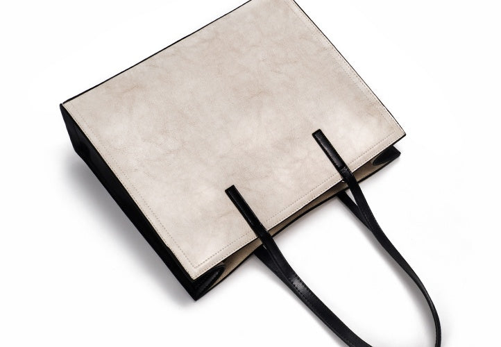 ✨ The Willow Cowhide Tote| Cowhide Leather Commuter Shoulder Bag 🤎