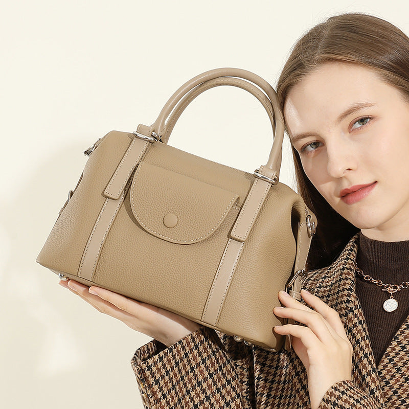 👜Genuine Leather Tote – Elegant Large Capacity Work & Everyday Bag for Women