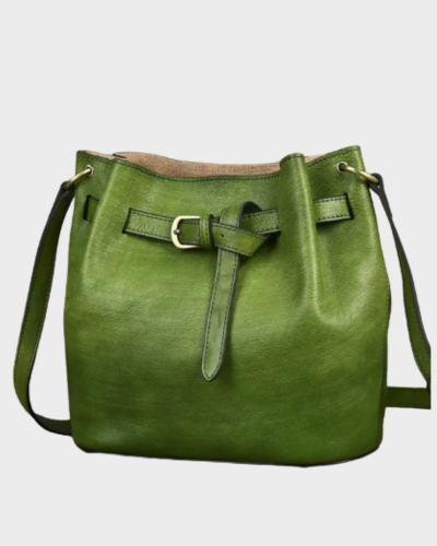 Top-Grain Cowhide Leather Shoulder Tote