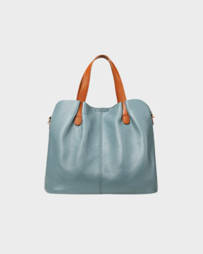 🤎 Luxe Cowhide Heritage Tote | Soft Leather Crossbody Shoulder Bag
