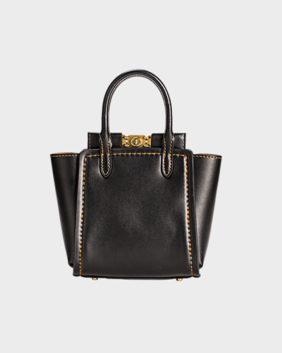 👜Cowhide Stitching Mommy Tote Bag
