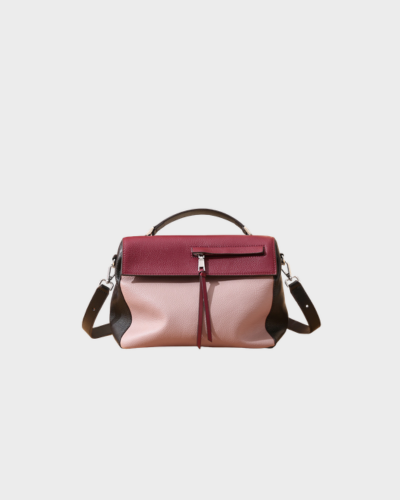 👜Cowhide portable messenger handbag