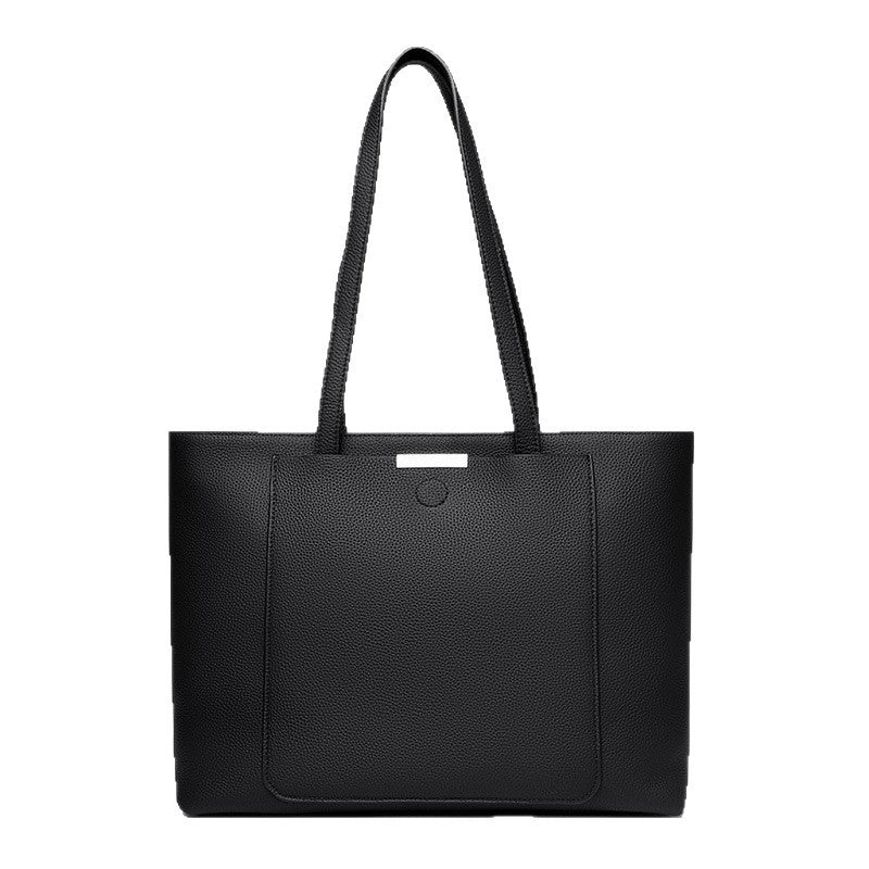 👜Genuine Leather Tote – Large Capacity Elegant Work & Everyday Bag for Women