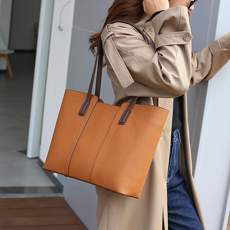 ✨ Elegant Work & Travel Shoulder Bag • Timeless Everyday Leather Handbag ✨