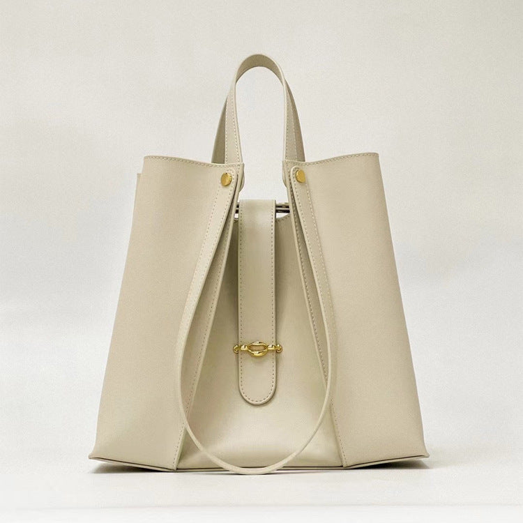 👜Genuine Leather Tote – High-Capacity Elegant Work & Everyday Bag for Women