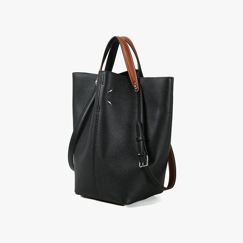 💼  Leather Tote – Elegant Large Capacity Work & Everyday Bag