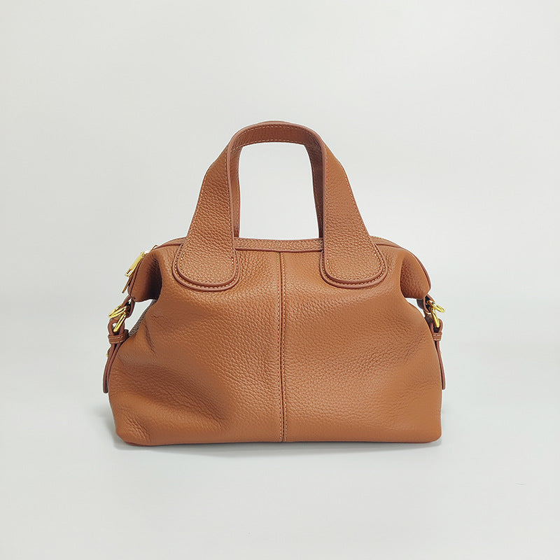 ✨  LuxeCarry™ Genuine Leather Tote – Built for Work, Styled for Life