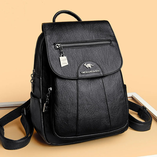 Compact PU Backpack