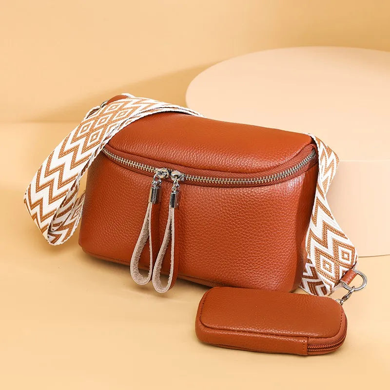 Genuine Leather Shoulder & Crossbody Bag