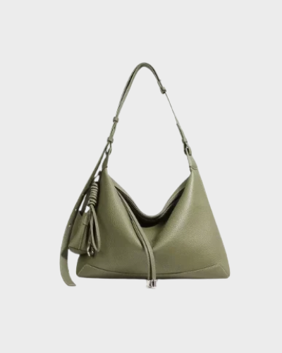 Leather Women's Casual Zip Crossbody Bag