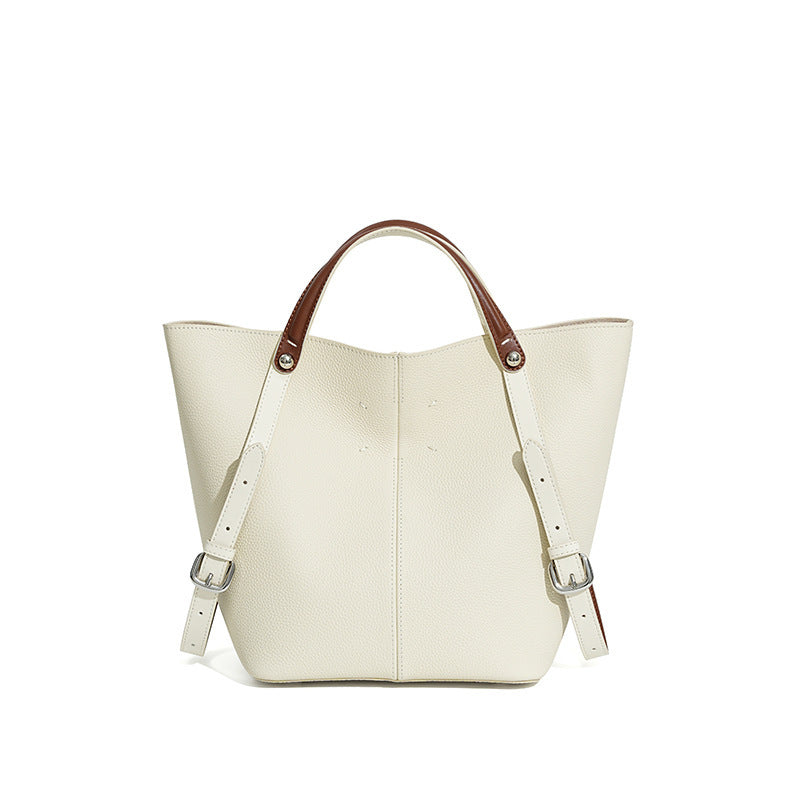 💼  Leather Tote – Elegant Large Capacity Work & Everyday Bag