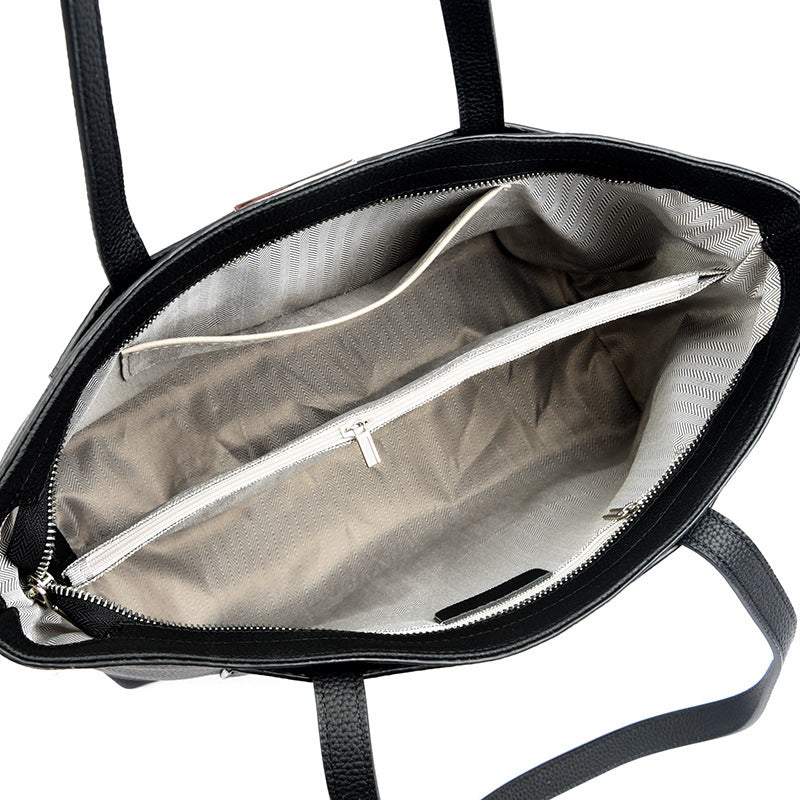 👜Genuine Leather Tote – Large Capacity Elegant Work & Everyday Bag for Women