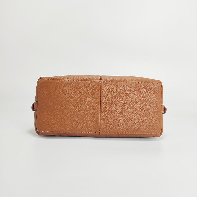 ✨  LuxeCarry™ Genuine Leather Tote – Built for Work, Styled for Life