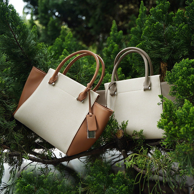 🌸✨ Luxe Genuine Cowhide Tote Bag ✨🌸