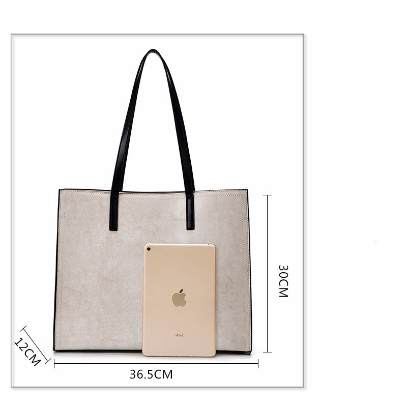 ✨ The Willow Cowhide Tote| Cowhide Leather Commuter Shoulder Bag 🤎