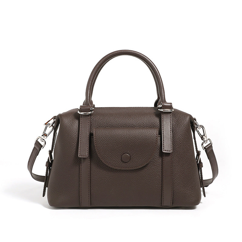 👜Genuine Leather Tote – Elegant Large Capacity Work & Everyday Bag for Women