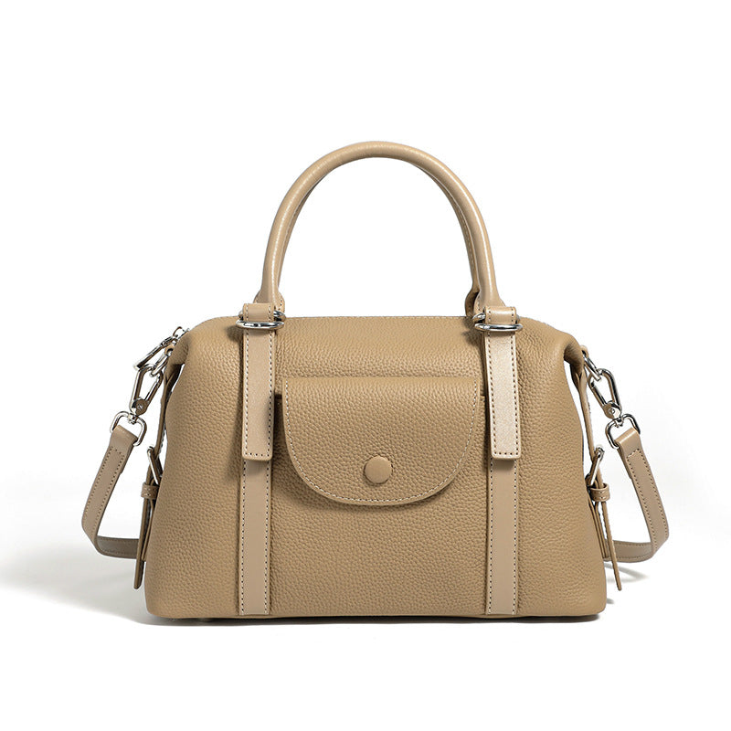 👜Genuine Leather Tote – Elegant Large Capacity Work & Everyday Bag for Women