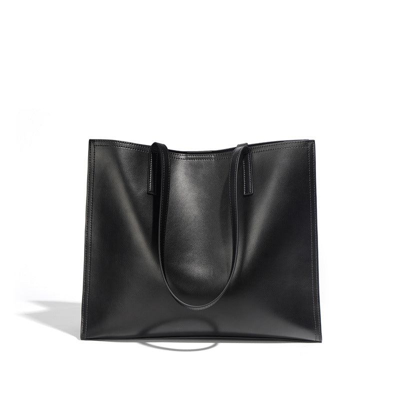 ✨ The Willow Cowhide Tote| Cowhide Leather Commuter Shoulder Bag 🤎