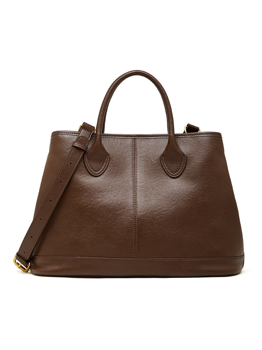 🌸High-Capacity Top-Grain Leather ToteCrossbody Bag For Women