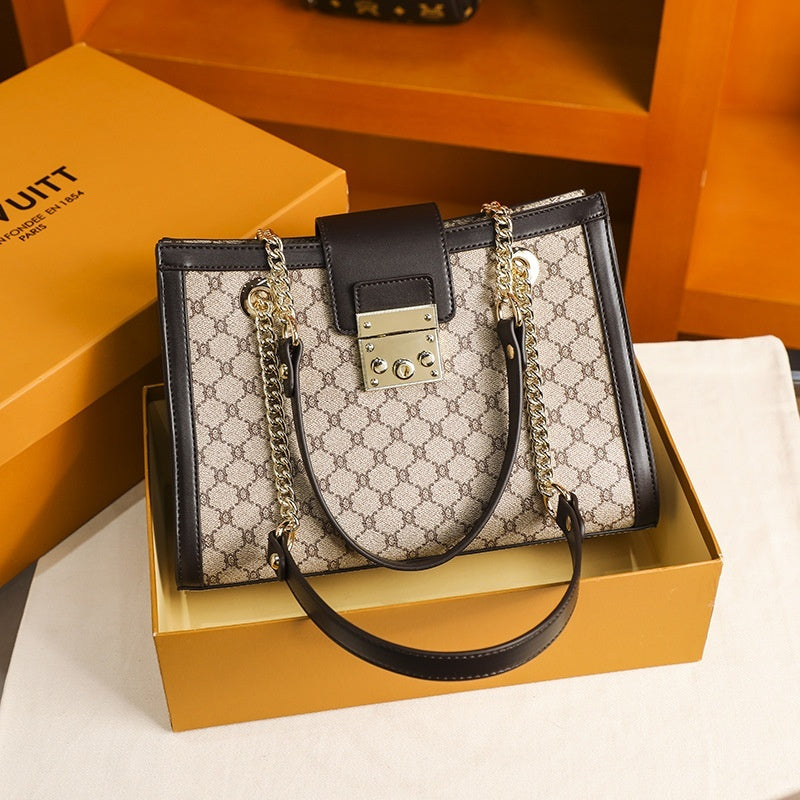 Genuine Leather Women’s Crossbody Bag – Elegant All-Match Shoulder Purse