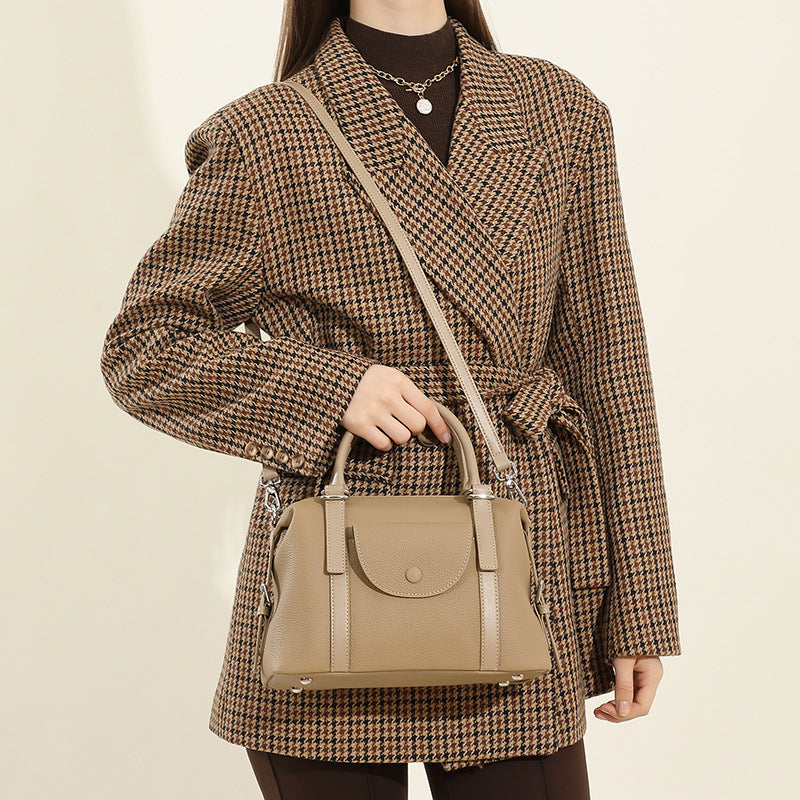 👜Genuine Leather Tote – Elegant Large Capacity Work & Everyday Bag for Women
